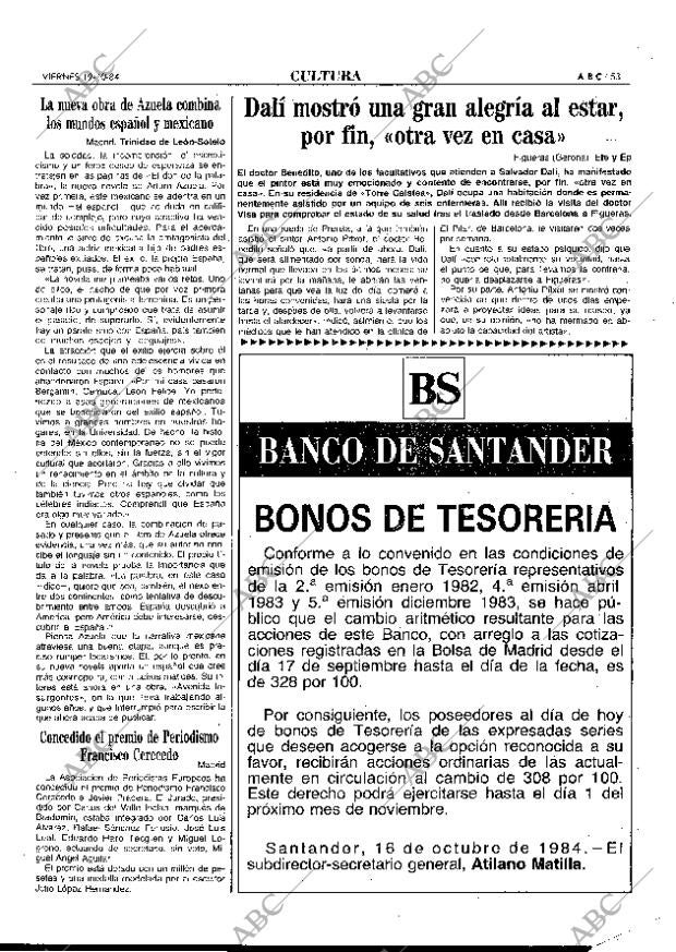 ABC MADRID 19-10-1984 página 53