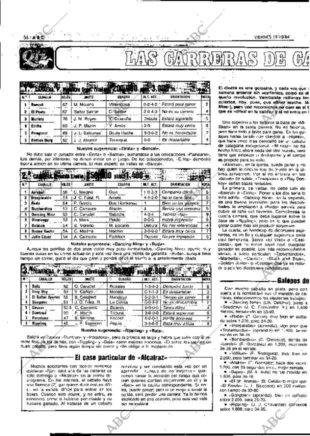 ABC MADRID 19-10-1984 página 56