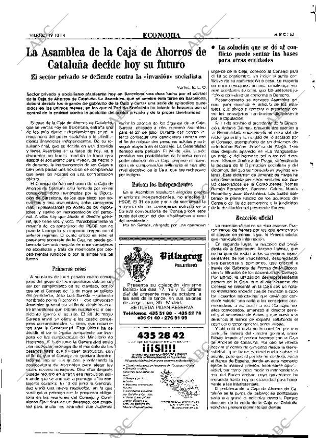 ABC MADRID 19-10-1984 página 63