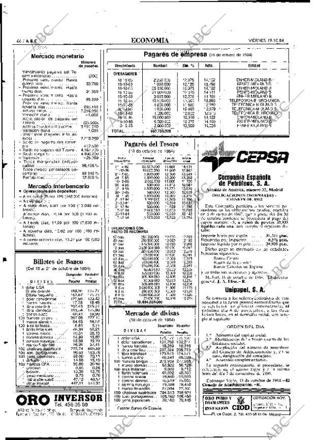 ABC MADRID 19-10-1984 página 66