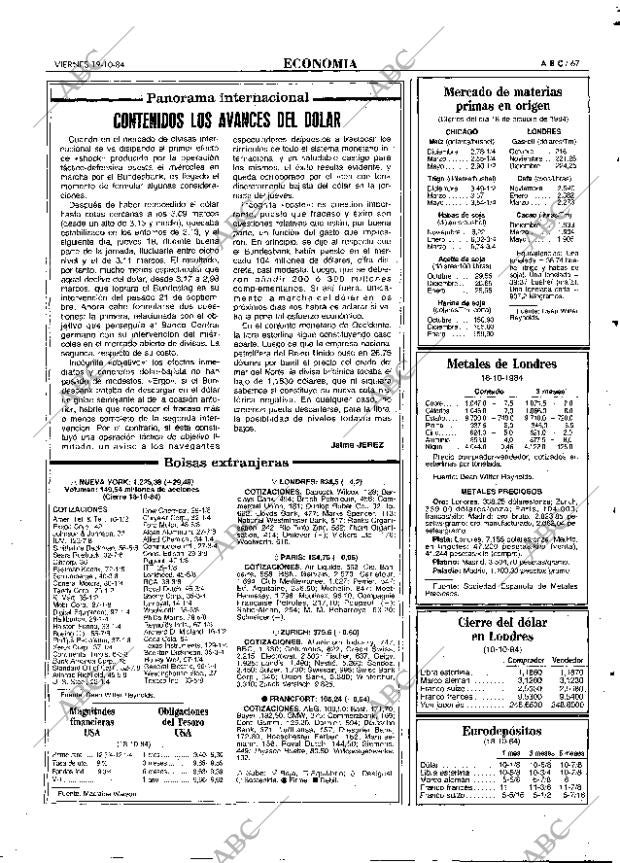 ABC MADRID 19-10-1984 página 67