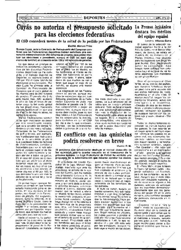 ABC MADRID 19-10-1984 página 69