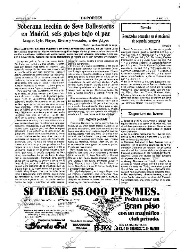 ABC MADRID 19-10-1984 página 71