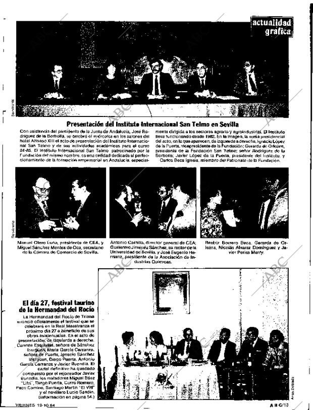 ABC SEVILLA 19-10-1984 página 13