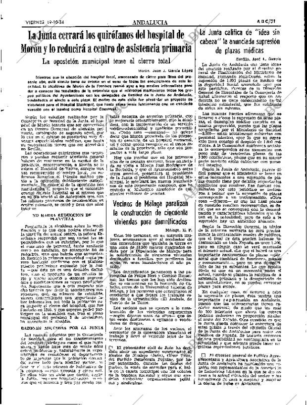 ABC SEVILLA 19-10-1984 página 31