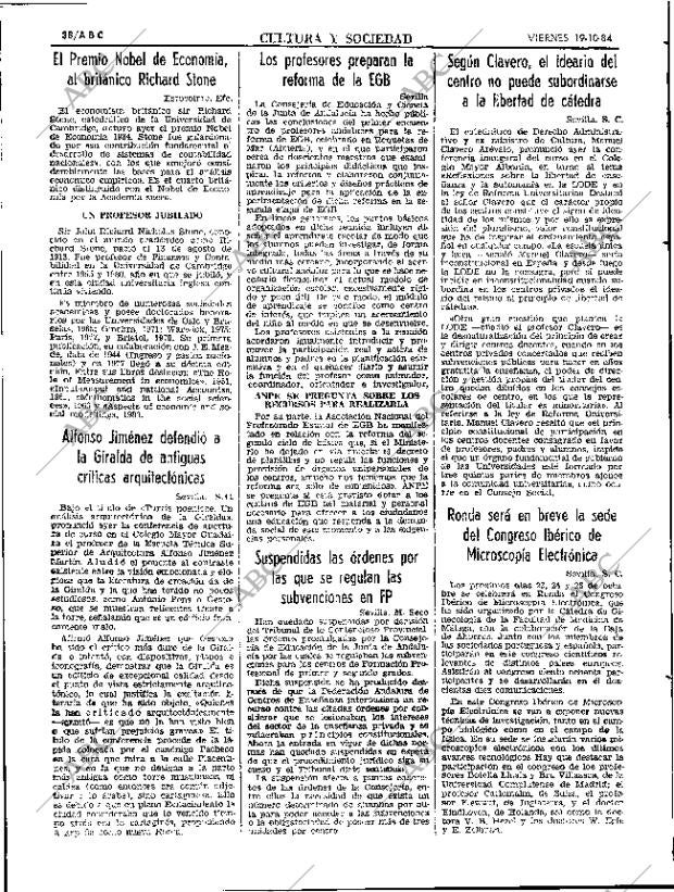 ABC SEVILLA 19-10-1984 página 38