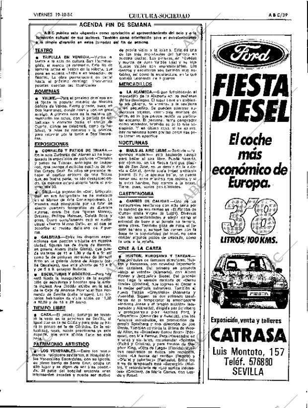 ABC SEVILLA 19-10-1984 página 39
