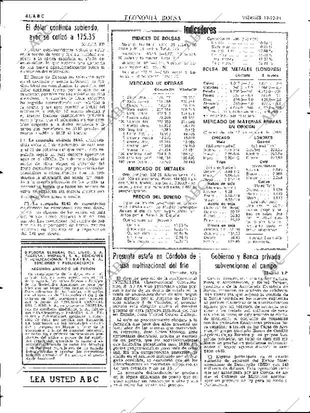 ABC SEVILLA 19-10-1984 página 44