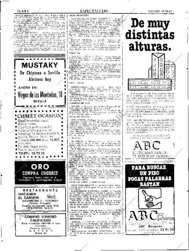 ABC SEVILLA 19-10-1984 página 56
