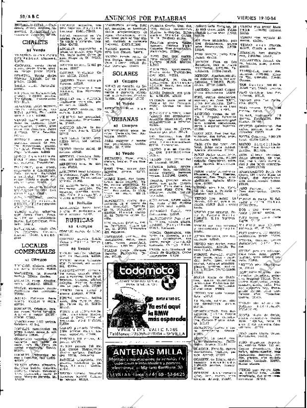ABC SEVILLA 19-10-1984 página 58