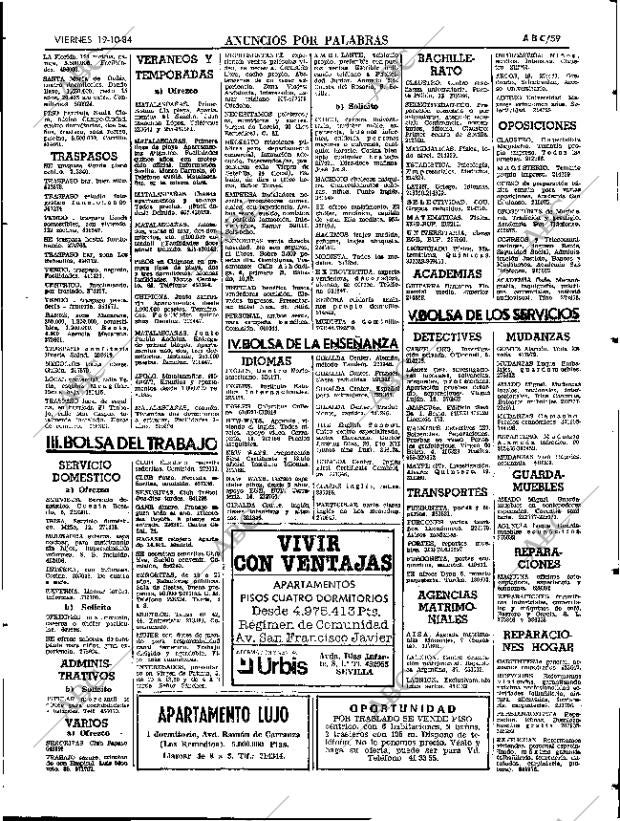 ABC SEVILLA 19-10-1984 página 59