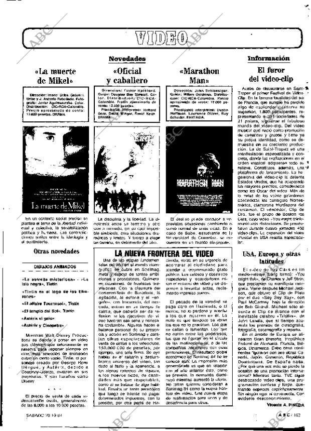 ABC MADRID 20-10-1984 página 103