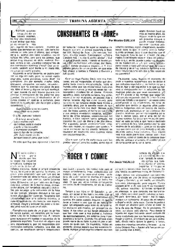 ABC MADRID 20-10-1984 página 36