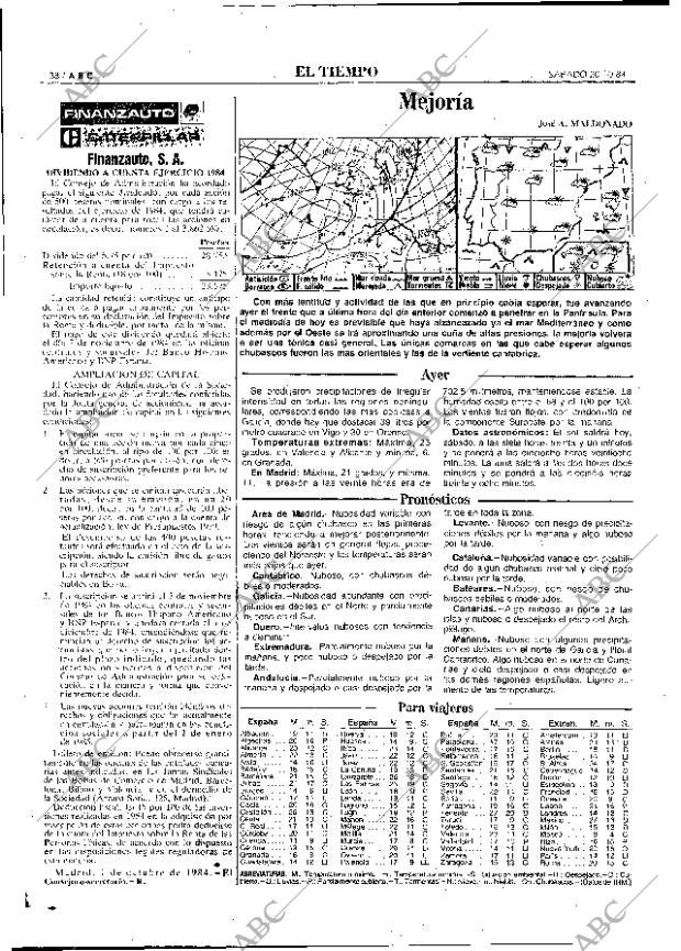 ABC MADRID 20-10-1984 página 38