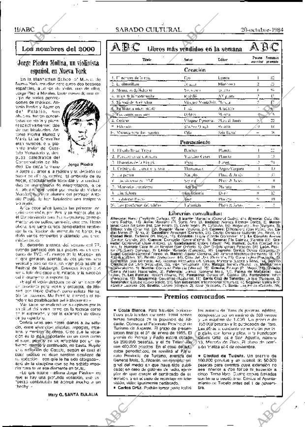 ABC MADRID 20-10-1984 página 48