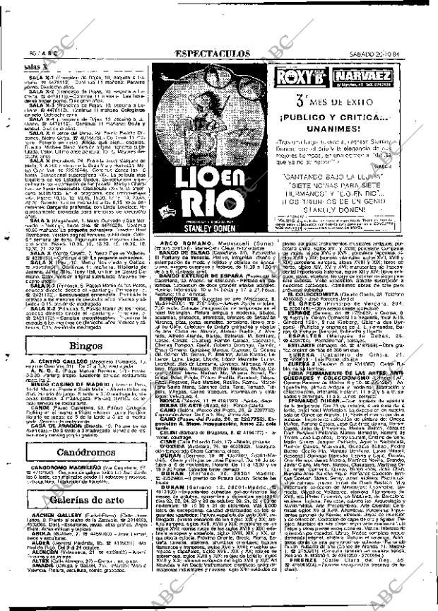 ABC MADRID 20-10-1984 página 80