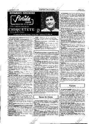 ABC MADRID 20-10-1984 página 81