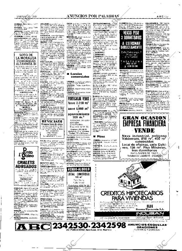 ABC MADRID 20-10-1984 página 85