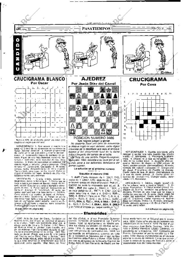 ABC MADRID 20-10-1984 página 92