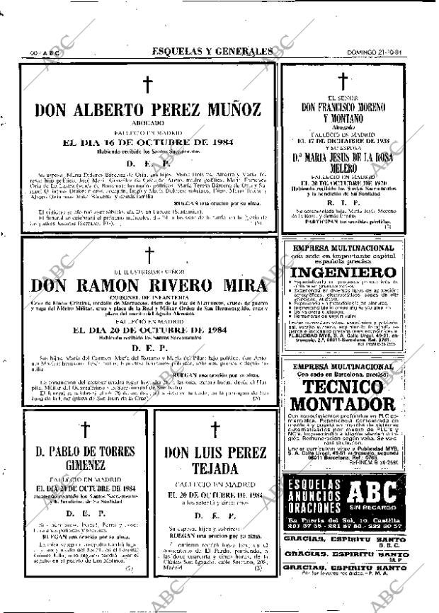 ABC MADRID 21-10-1984 página 100