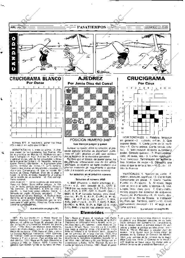 ABC MADRID 21-10-1984 página 104