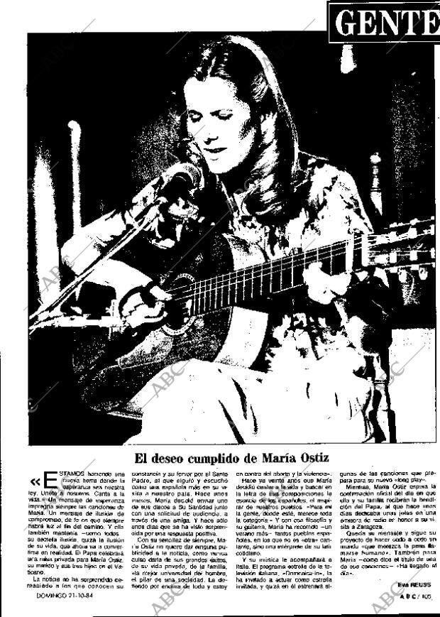 ABC MADRID 21-10-1984 página 105