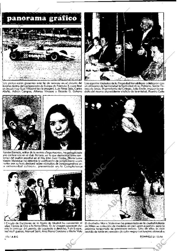 ABC MADRID 21-10-1984 página 116