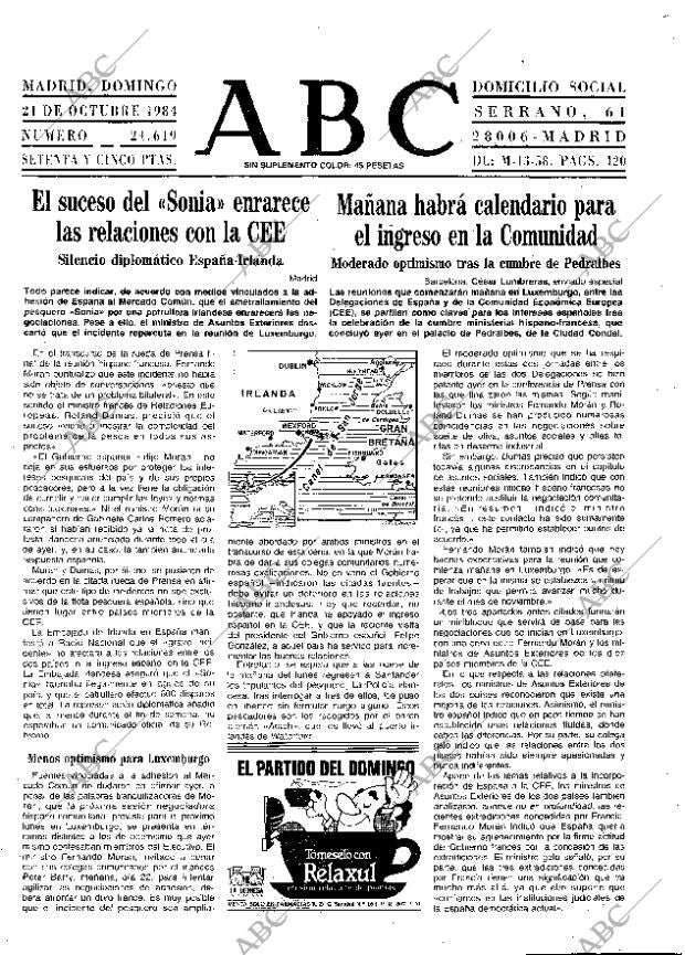 ABC MADRID 21-10-1984 página 17