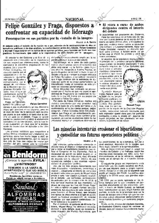 ABC MADRID 21-10-1984 página 29
