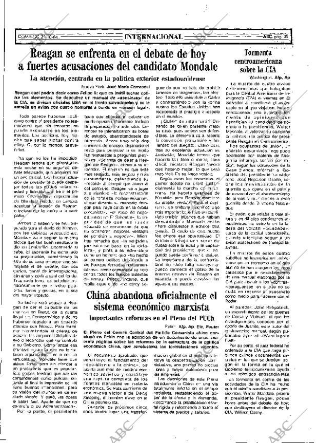 ABC MADRID 21-10-1984 página 35