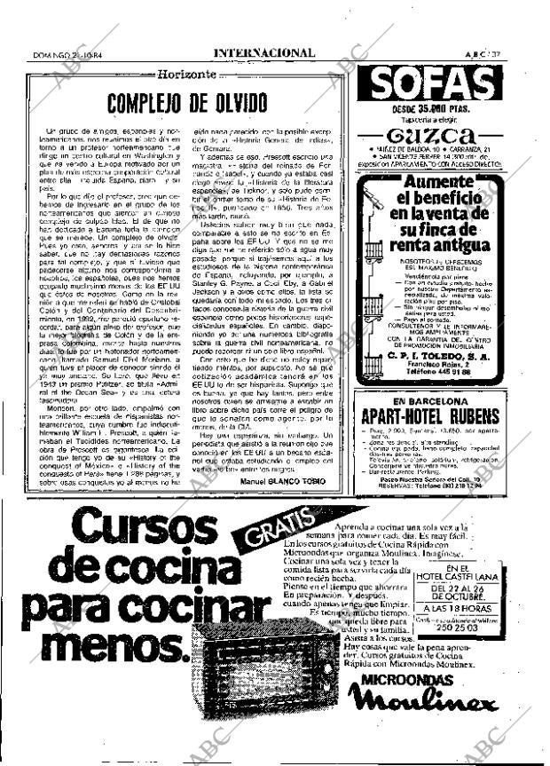 ABC MADRID 21-10-1984 página 37