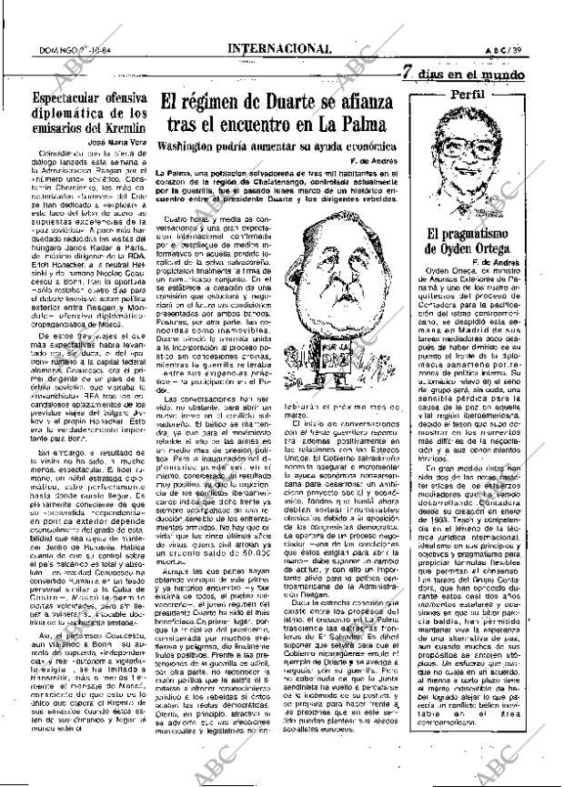 ABC MADRID 21-10-1984 página 39