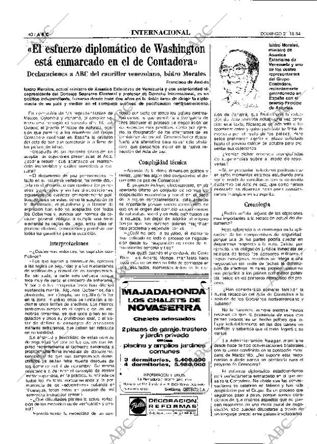 ABC MADRID 21-10-1984 página 40