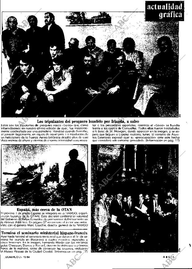 ABC MADRID 21-10-1984 página 5