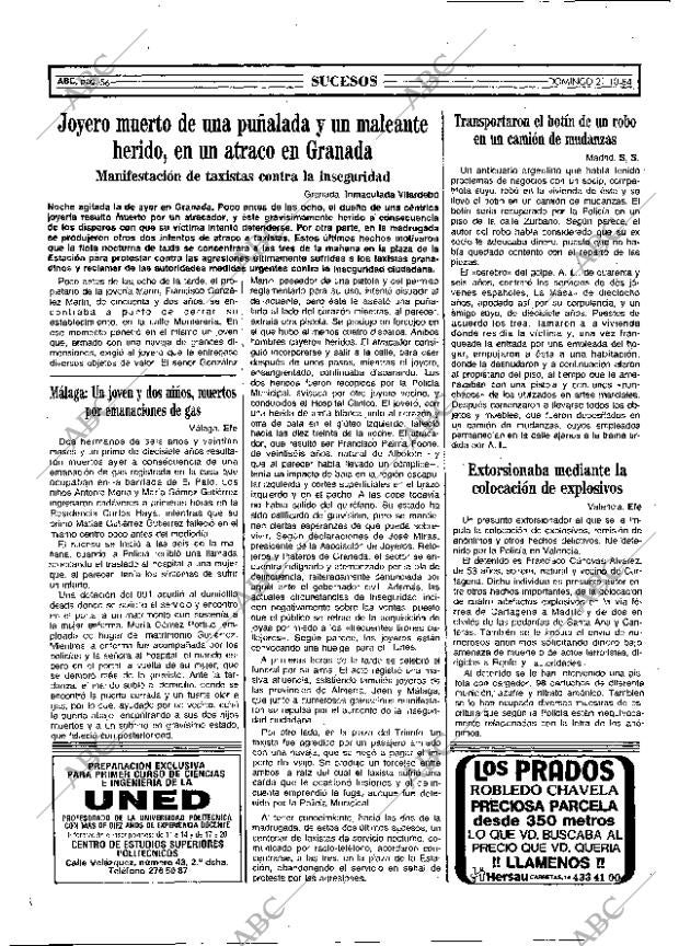 ABC MADRID 21-10-1984 página 56