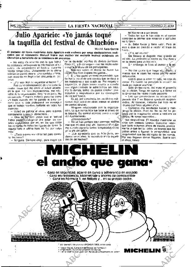 ABC MADRID 21-10-1984 página 70