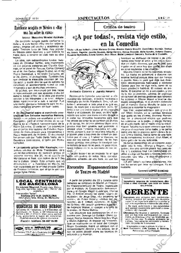 ABC MADRID 21-10-1984 página 79