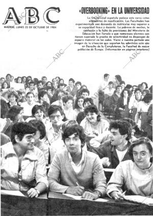 ABC MADRID 22-10-1984 página 1