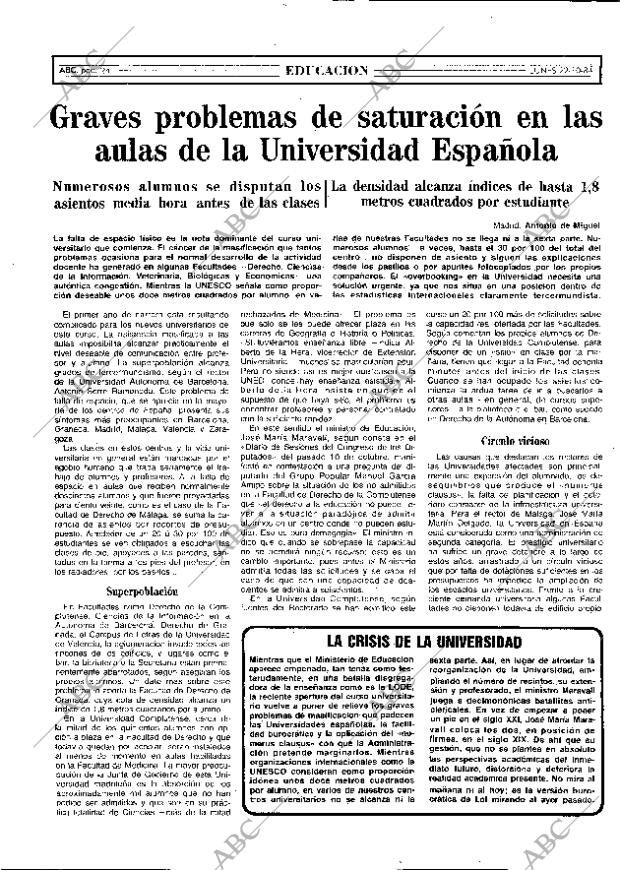 ABC MADRID 22-10-1984 página 24