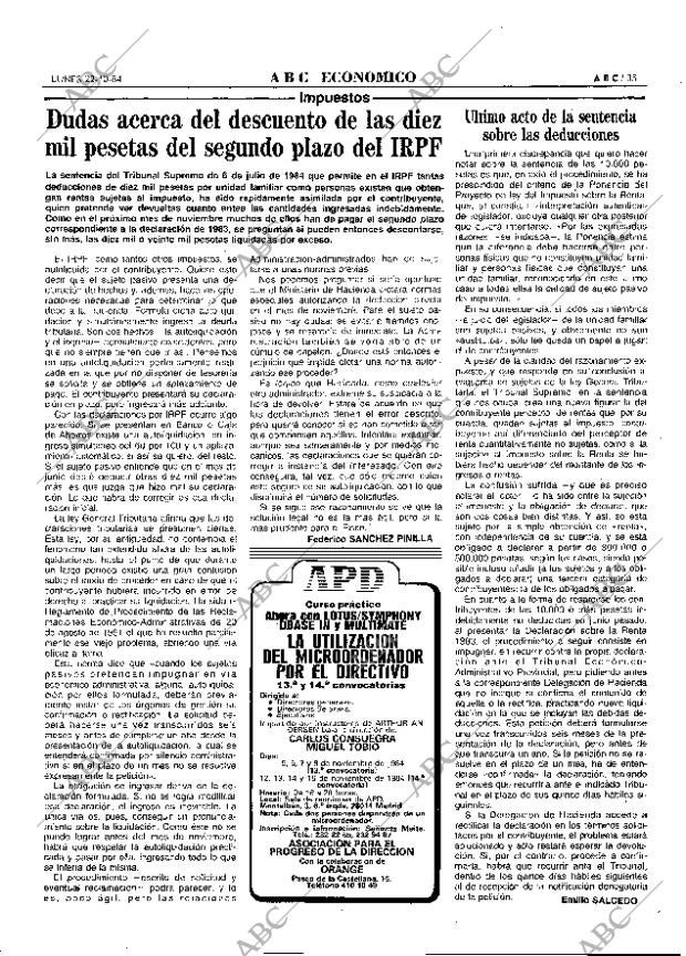 ABC MADRID 22-10-1984 página 35