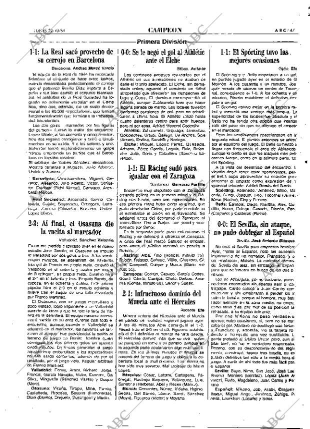 ABC MADRID 22-10-1984 página 47