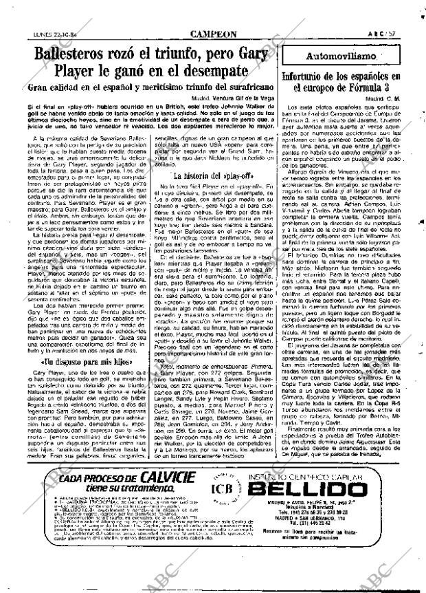 ABC MADRID 22-10-1984 página 57