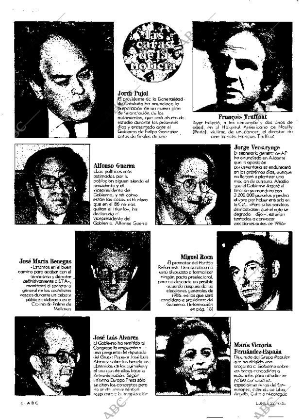 ABC MADRID 22-10-1984 página 6