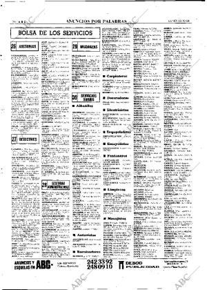 ABC MADRID 22-10-1984 página 74