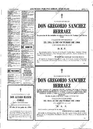 ABC MADRID 22-10-1984 página 77