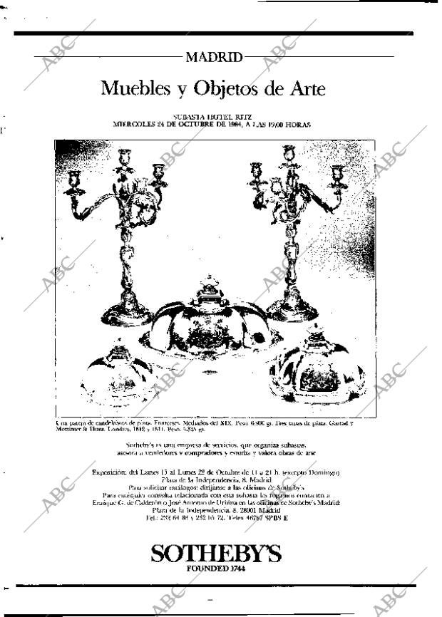ABC MADRID 22-10-1984 página 84