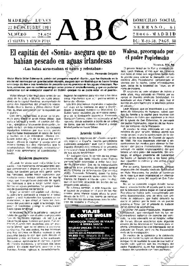 ABC MADRID 22-10-1984 página 9