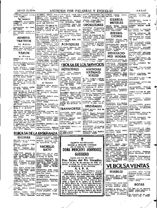 ABC SEVILLA 25-10-1984 página 67