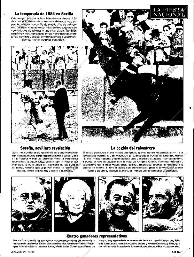 ABC SEVILLA 25-10-1984 página 77