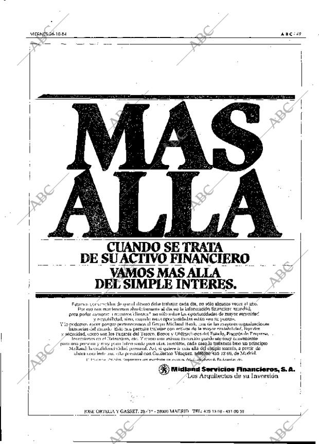 ABC MADRID 26-10-1984 página 49